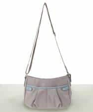 BPRGM95120 MK MICHEL KLEIN BAG(MK ミッシェルクラン バッグ) [撥水]異素材アクセントミニショルダーバッグ ライトブルー