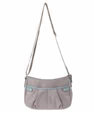 BPRGM95120 MK MICHEL KLEIN BAG(MK ミッシェルクラン バッグ) [撥水]異素材アクセントミニショルダーバッグ ライトブルー