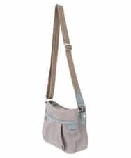 BPRGM95120 MK MICHEL KLEIN BAG(MK ミッシェルクラン バッグ) [撥水]異素材アクセントミニショルダーバッグ ライトブルー
