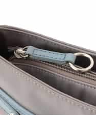 BPRGM95120 MK MICHEL KLEIN BAG(MK ミッシェルクラン バッグ) [撥水]異素材アクセントミニショルダーバッグ ライトブルー