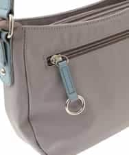 BPRGM95120 MK MICHEL KLEIN BAG(MK ミッシェルクラン バッグ) [撥水]異素材アクセントミニショルダーバッグ ライトブルー