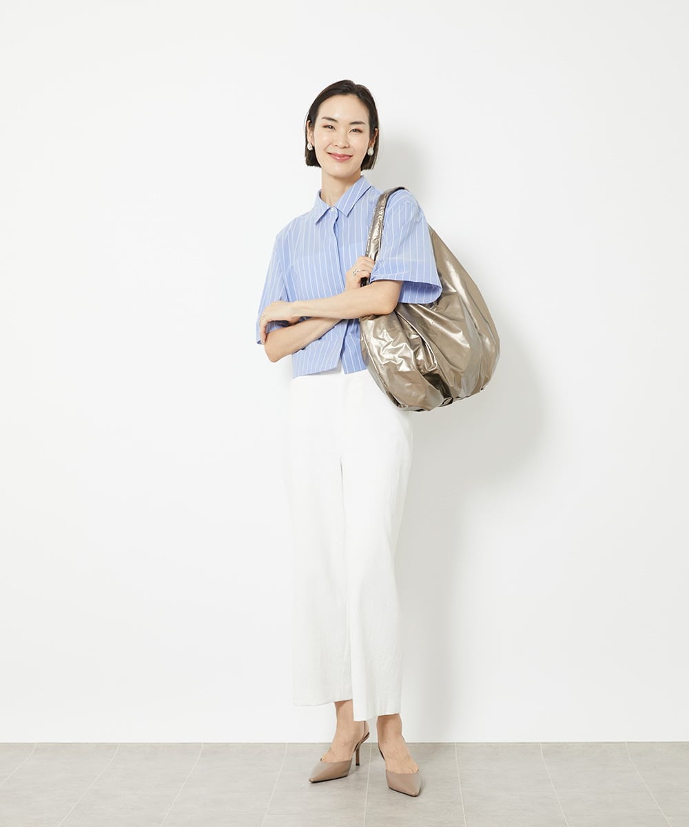 シャイニーカラーギャザーバッグ(トートバッグ) | MK MICHEL KLEIN BAG(MK ミッシェルクラン バッグ)｜イトキンオンラインストア