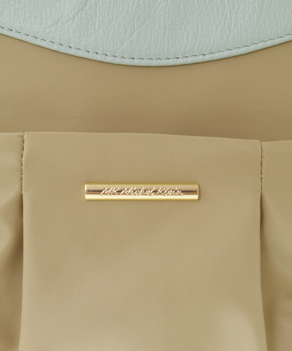 BPRGV52160 MK MICHEL KLEIN BAG(MK ミッシェルクラン バッグ) [撥水/2WAY]サイドポケットラウンドトートバッグ イエロー