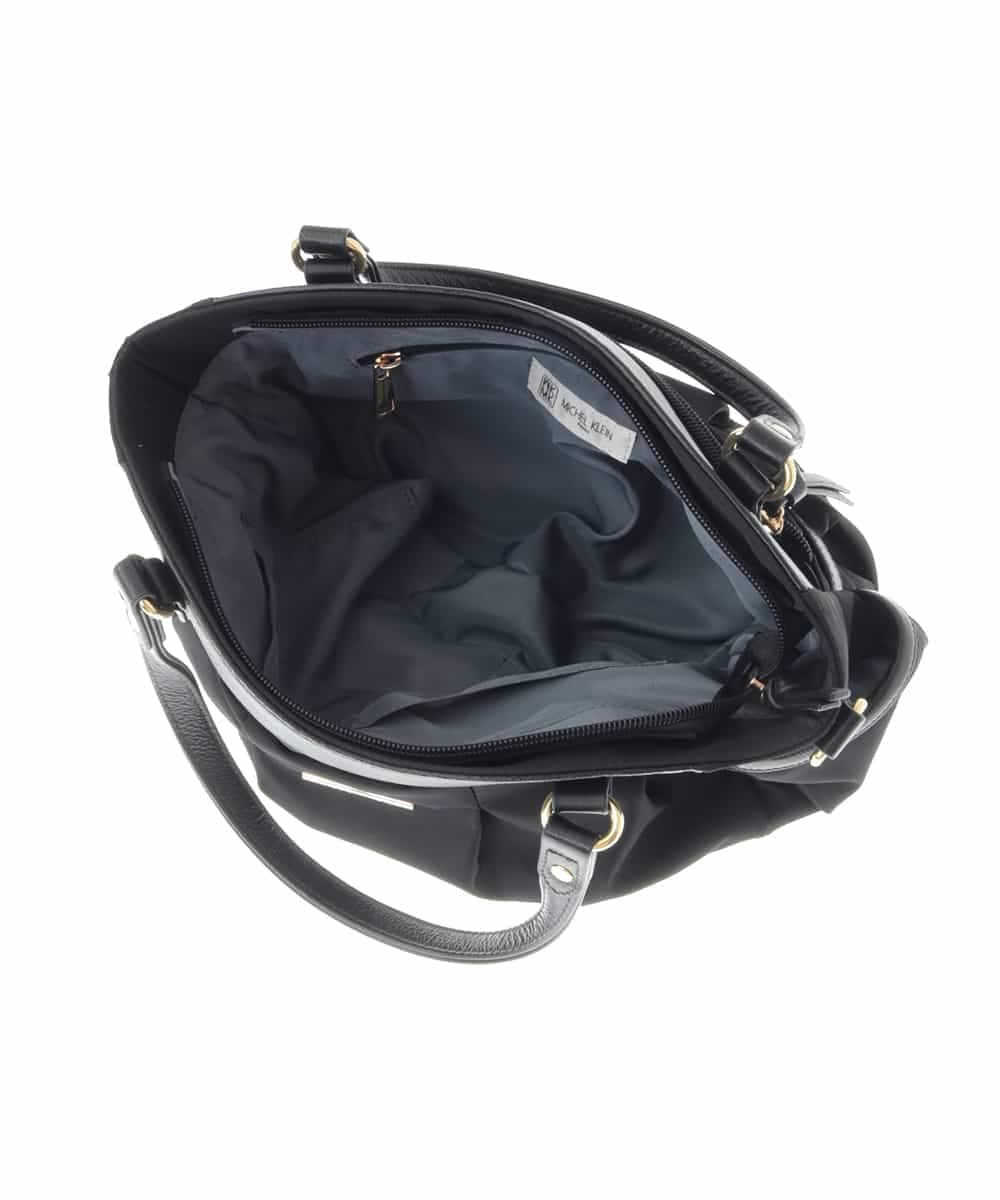 BPRGV52160 MK MICHEL KLEIN BAG(MK ミッシェルクラン バッグ) [撥水/2WAY]サイドポケットラウンドトートバッグ イエロー