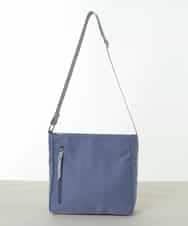 BPRGV61140 MK MICHEL KLEIN BAG(MK ミッシェルクラン バッグ) [撥水加工]ナイロンスクエアショルダーバッグ ライトブルー
