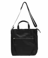 BPRGV62150 MK MICHEL KLEIN BAG(MK ミッシェルクラン バッグ) [撥水加工・3WAY]異素材MIXナイロンリュック ブラック