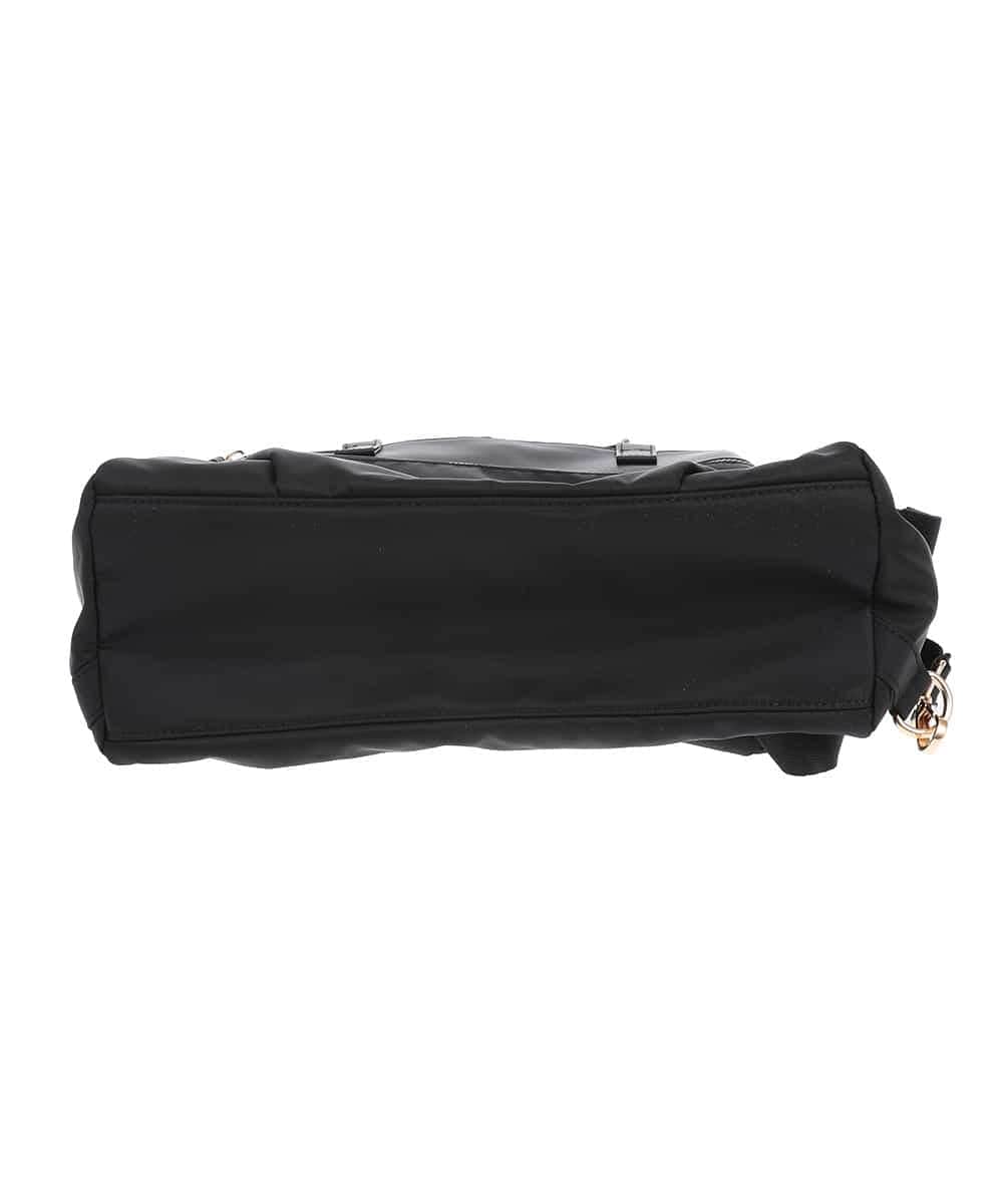 BPRGV62150 MK MICHEL KLEIN BAG(MK ミッシェルクラン バッグ) [撥水加工・3WAY]異素材MIXナイロンリュック ブラック
