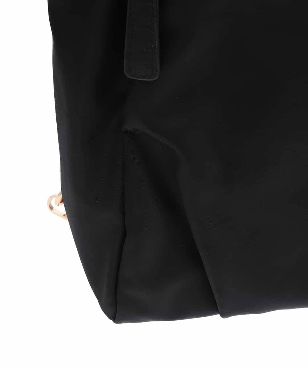 BPRGV62150 MK MICHEL KLEIN BAG(MK ミッシェルクラン バッグ) [撥水加工・3WAY]異素材MIXナイロンリュック ブラック