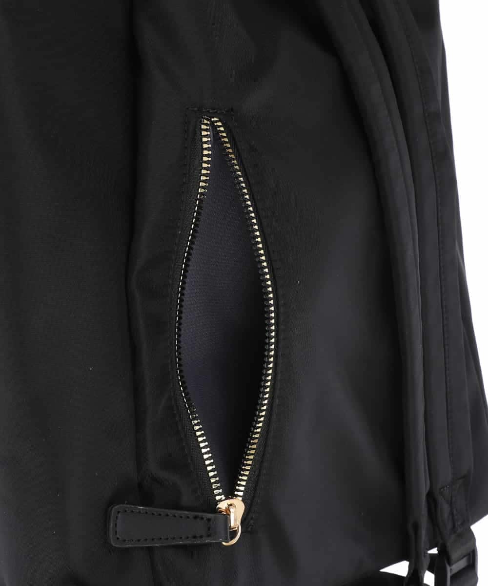 BPRGV62150 MK MICHEL KLEIN BAG(MK ミッシェルクラン バッグ) [撥水加工・3WAY]異素材MIXナイロンリュック ブラック