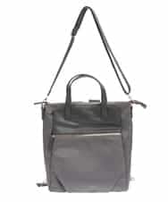 BPRGV62150 MK MICHEL KLEIN BAG(MK ミッシェルクラン バッグ) [撥水加工・3WAY]異素材MIXナイロンリュック ブラック
