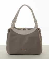 BPRJA71180 MK MICHEL KLEIN BAG(MK ミッシェルクラン バッグ) [撥水/2WAY/A4収納可]異素材ナイロントートバッグ ベージュ