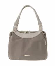 BPRJA71180 MK MICHEL KLEIN BAG(MK ミッシェルクラン バッグ) [撥水/2WAY/A4収納可]異素材ナイロントートバッグ ベージュ