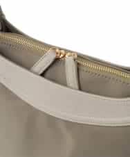 BPRJA71180 MK MICHEL KLEIN BAG(MK ミッシェルクラン バッグ) [撥水/2WAY/A4収納可]異素材ナイロントートバッグ ベージュ