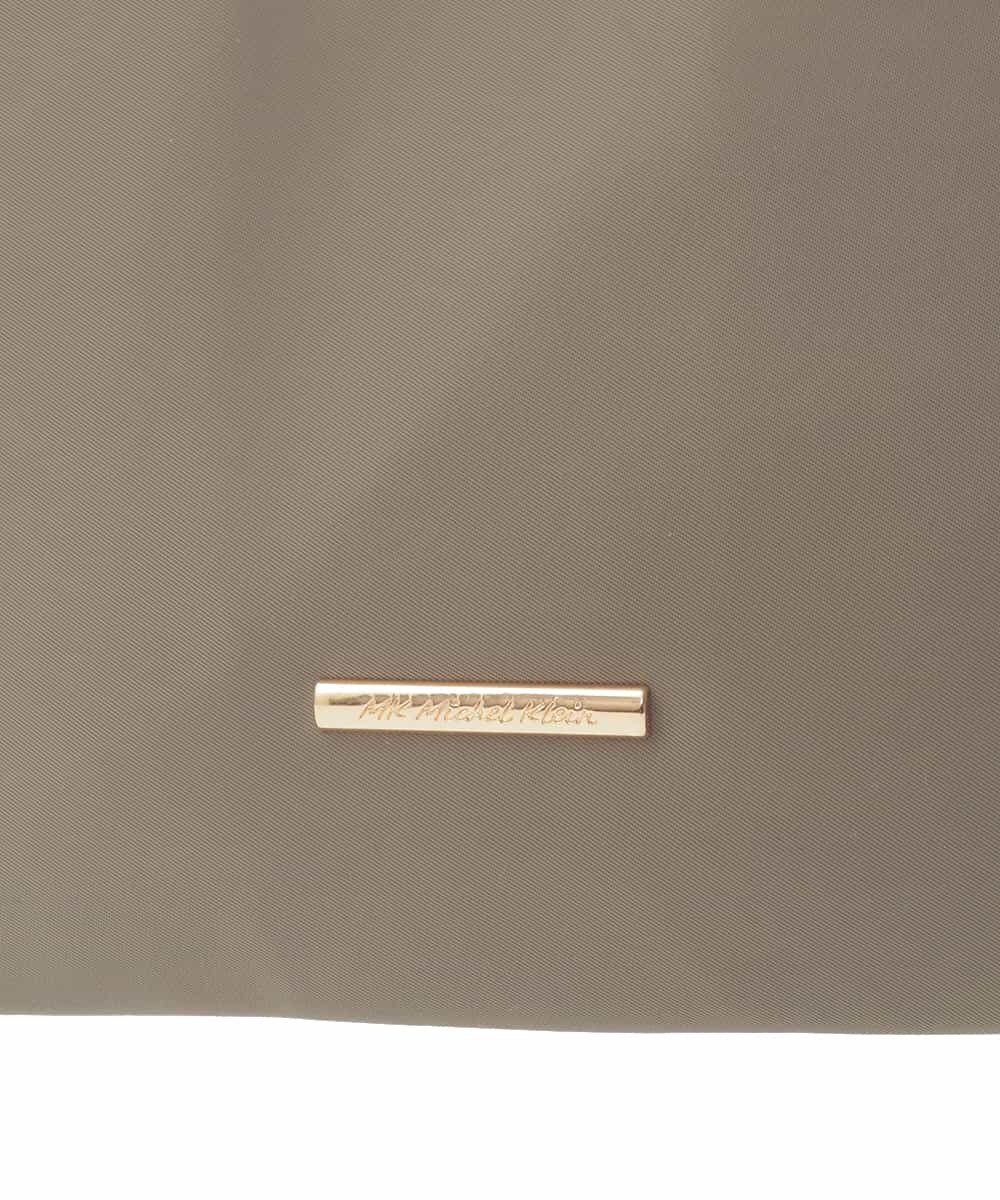 BPRJA71180 MK MICHEL KLEIN BAG(MK ミッシェルクラン バッグ) [撥水/2WAY/A4収納可]異素材ナイロントートバッグ ベージュ