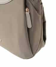 BPRJA71180 MK MICHEL KLEIN BAG(MK ミッシェルクラン バッグ) [撥水/2WAY/A4収納可]異素材ナイロントートバッグ ベージュ