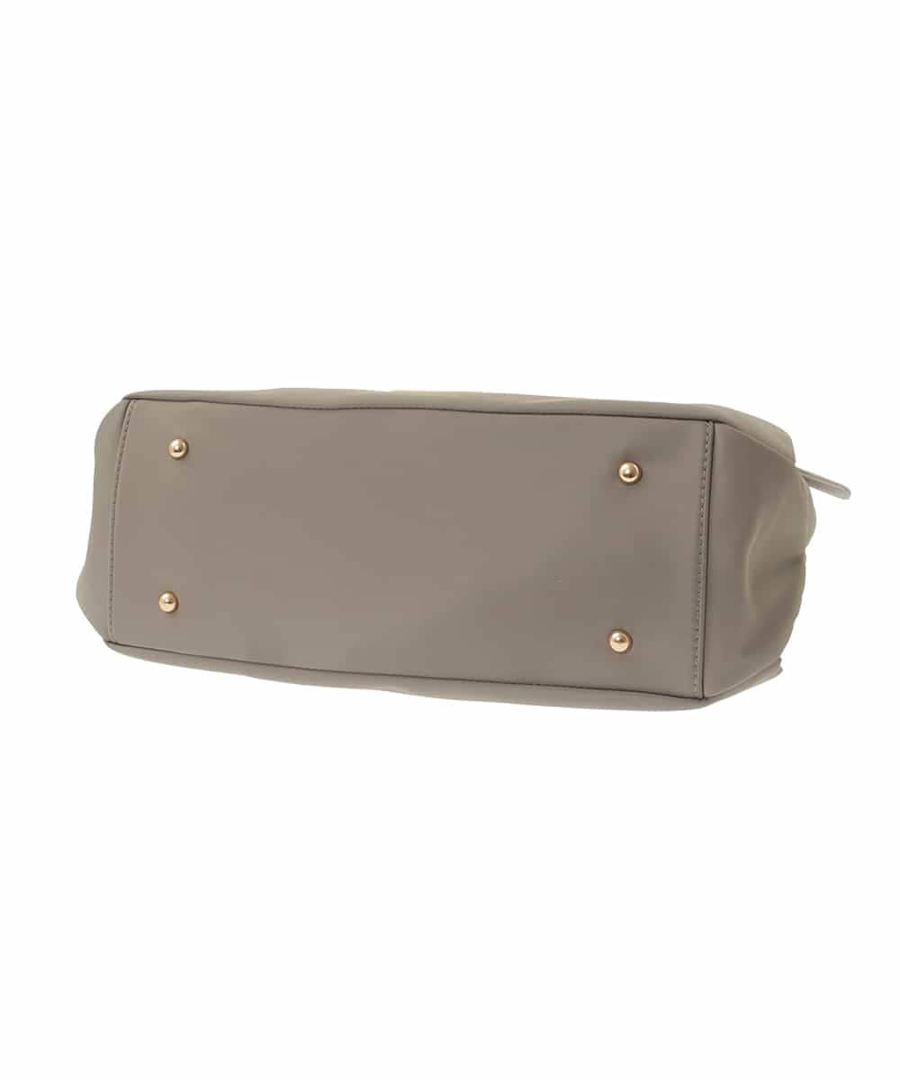 BPRJA71180 MK MICHEL KLEIN BAG(MK ミッシェルクラン バッグ) [撥水/2WAY/A4収納可]異素材ナイロントートバッグ ベージュ