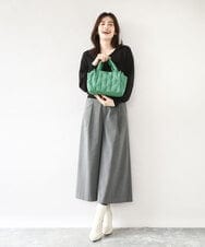 BPRJA81150 MK MICHEL KLEIN BAG(MK ミッシェルクラン バッグ) [2WAY]スター刺繍パフトートバッグ アイボリー