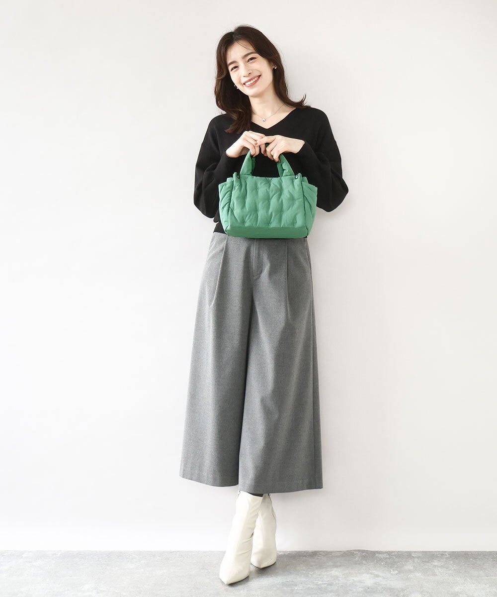 2WAY]スター刺繍パフトートバッグ(トートバッグ) | MK MICHEL