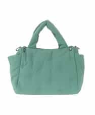 BPRJA81150 MK MICHEL KLEIN BAG(MK ミッシェルクラン バッグ) [2WAY]スター刺繍パフトートバッグ グリーン