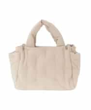 BPRJA81150 MK MICHEL KLEIN BAG(MK ミッシェルクラン バッグ) [2WAY]スター刺繍パフトートバッグ アイボリー