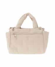 BPRJA81150 MK MICHEL KLEIN BAG(MK ミッシェルクラン バッグ) [2WAY]スター刺繍パフトートバッグ アイボリー