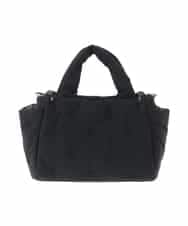 BPRJA81150 MK MICHEL KLEIN BAG(MK ミッシェルクラン バッグ) [2WAY]スター刺繍パフトートバッグ ブラック