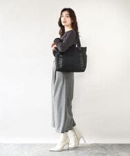 BPRJA83160 MK MICHEL KLEIN BAG(MK ミッシェルクラン バッグ) [2WAY]多機能ポケットデザイントートバッグ レッド