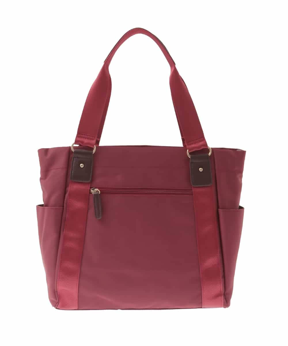 BPRJA83160 MK MICHEL KLEIN BAG(MK ミッシェルクラン バッグ) [2WAY]多機能ポケットデザイントートバッグ レッド
