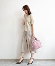 BPRJD52150 MK MICHEL KLEIN BAG(MK ミッシェルクラン バッグ) [2WAY/軽量]デザインコンパクトナイロンバッグ ピンク