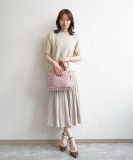 BPRJD52150 MK MICHEL KLEIN BAG(MK ミッシェルクラン バッグ) [2WAY/軽量]デザインコンパクトナイロンバッグ ピンク