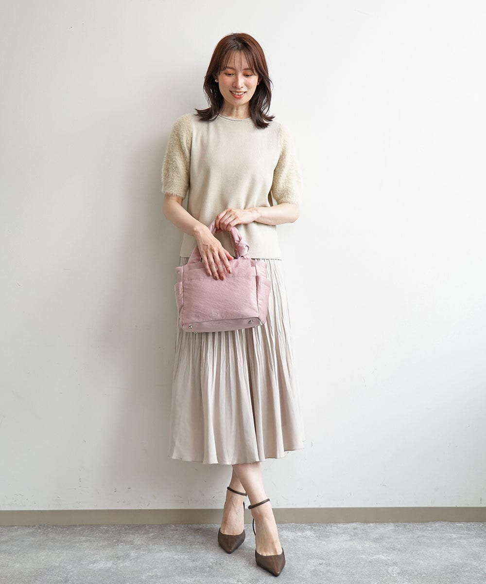 BPRJD52150 MK MICHEL KLEIN BAG(MK ミッシェルクラン バッグ) [2WAY/軽量]デザインコンパクトナイロンバッグ ピンク