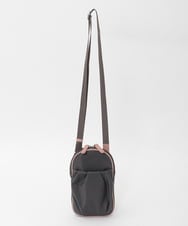 BPRJD81130 MK MICHEL KLEIN BAG(MK ミッシェルクラン バッグ) [撥水/超軽量]パイピングレザーデザインショルダーバッグ ベージュ×グリーン