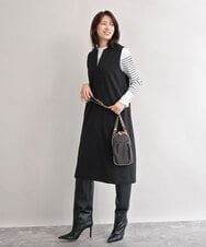 BPRJD81130 MK MICHEL KLEIN BAG(MK ミッシェルクラン バッグ) [撥水/超軽量]パイピングレザーデザインショルダーバッグ ベージュ×グリーン