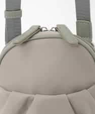 BPRJD81130 MK MICHEL KLEIN BAG(MK ミッシェルクラン バッグ) [撥水/超軽量]パイピングレザーデザインショルダーバッグ グリーン