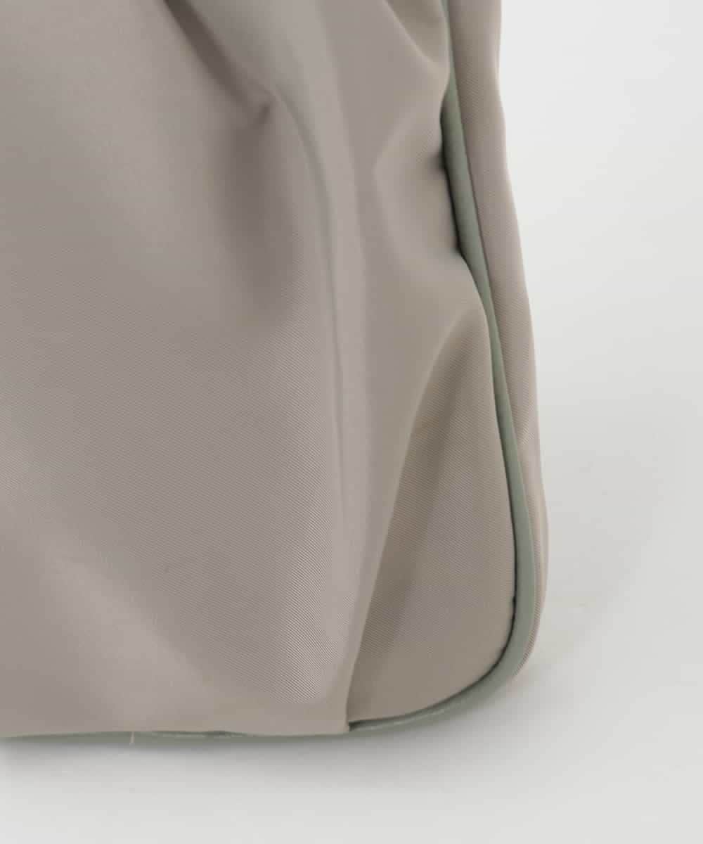 BPRJD81130 MK MICHEL KLEIN BAG(MK ミッシェルクラン バッグ) [撥水/超軽量]パイピングレザーデザインショルダーバッグ グリーン