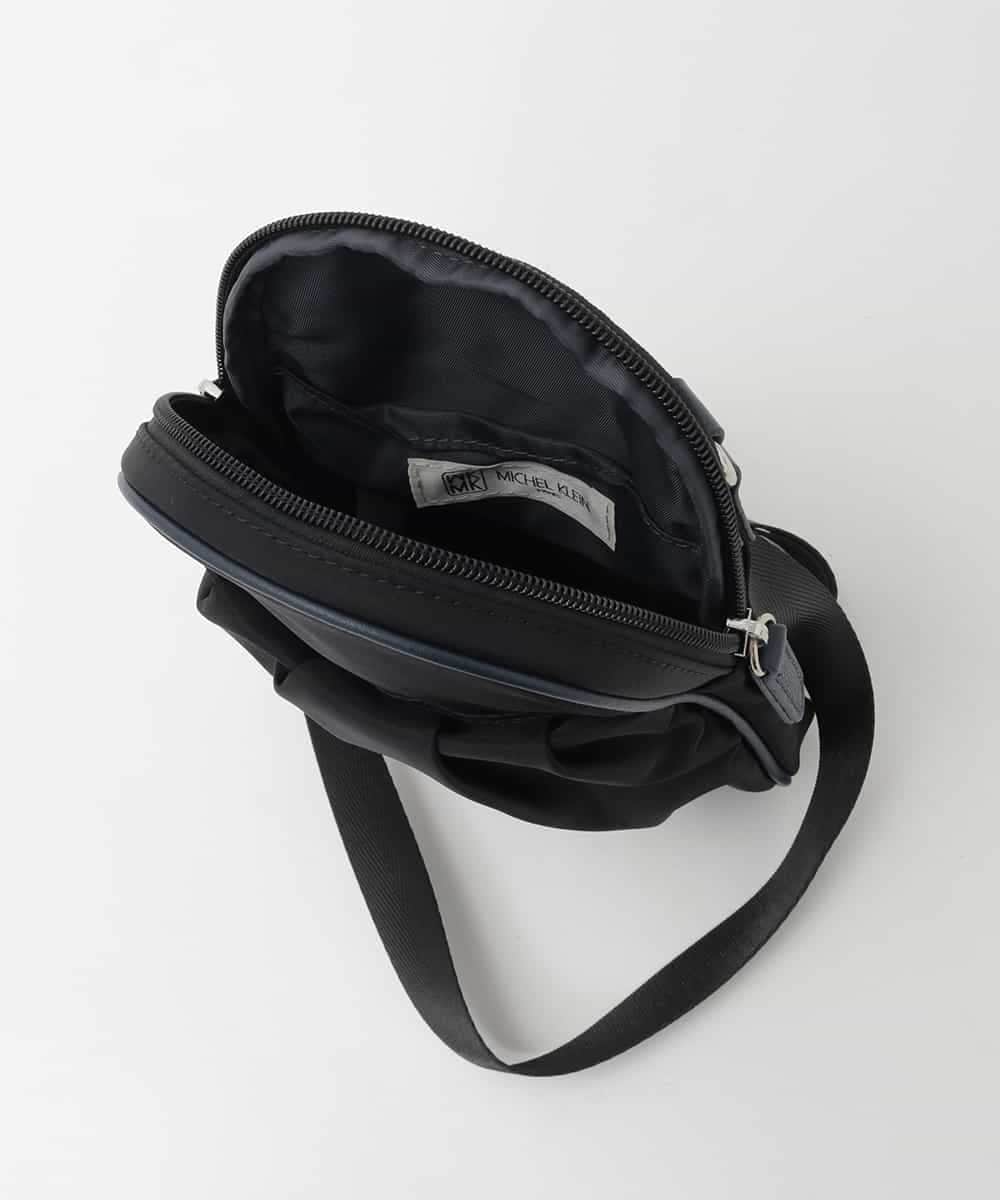 BPRJD81130 MK MICHEL KLEIN BAG(MK ミッシェルクラン バッグ) [撥水/超軽量]パイピングレザーデザインショルダーバッグ グリーン