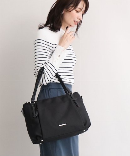 BPRJD87170 MK MICHEL KLEIN BAG [2WAY/撥水/A4収納可]牛革ジョイントデザイントートバッグ