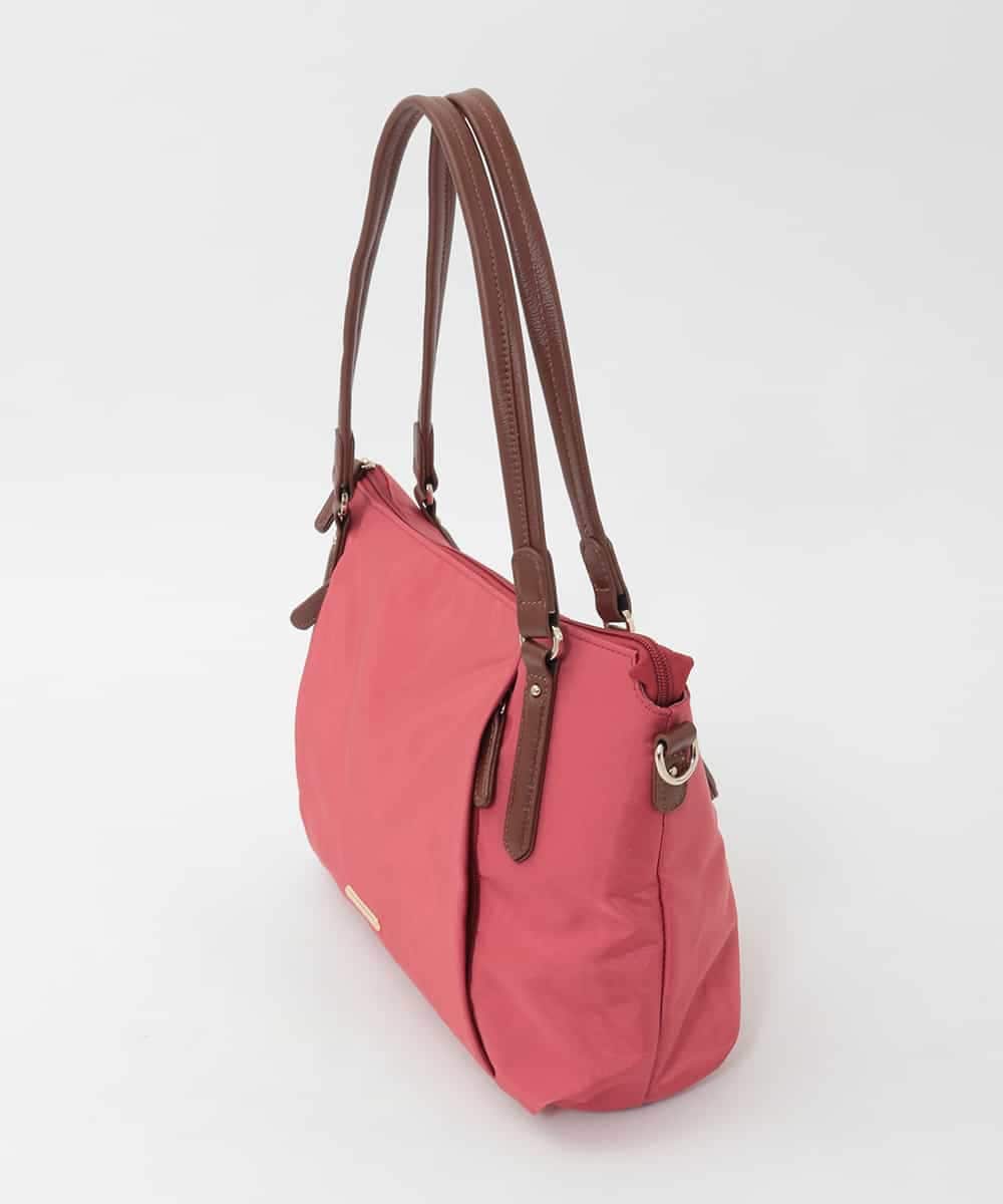 BPRJD87170 MK MICHEL KLEIN BAG(MK ミッシェルクラン バッグ) [2WAY/撥水/A4収納可]牛革ジョイントデザイントートバッグ レッド