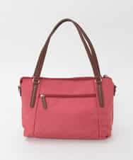 BPRJD87170 MK MICHEL KLEIN BAG(MK ミッシェルクラン バッグ) [2WAY/撥水/A4収納可]牛革ジョイントデザイントートバッグ レッド