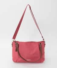 BPRJD87170 MK MICHEL KLEIN BAG(MK ミッシェルクラン バッグ) [2WAY/撥水/A4収納可]牛革ジョイントデザイントートバッグ レッド