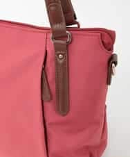 BPRJD87170 MK MICHEL KLEIN BAG(MK ミッシェルクラン バッグ) [2WAY/撥水/A4収納可]牛革ジョイントデザイントートバッグ レッド
