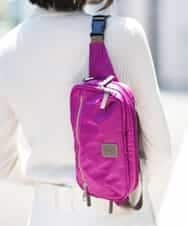 BPRJG02110 MK MICHEL KLEIN BAG(MK ミッシェルクラン バッグ) 【撥水/2WAY】ナイロンボディバッグ パープル