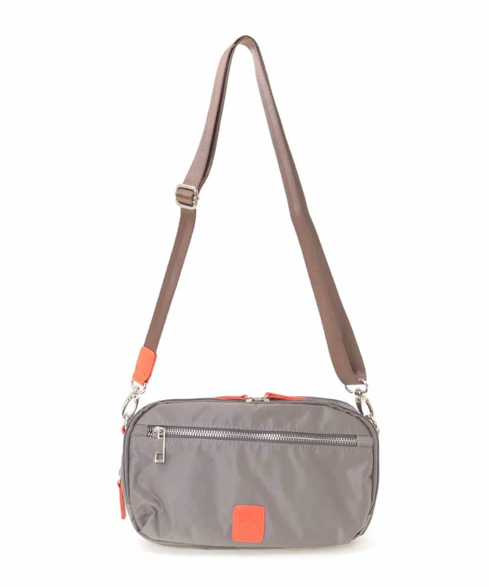 BPRJG02110 MK MICHEL KLEIN BAG(MK ミッシェルクラン バッグ) 【撥水/2WAY】ナイロンボディバッグ グレー
