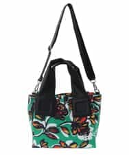 BPRJS81140 MK MICHEL KLEIN BAG(MK ミッシェルクラン バッグ) [2WAY/10Pockets]デザイントートバッグ グリーン