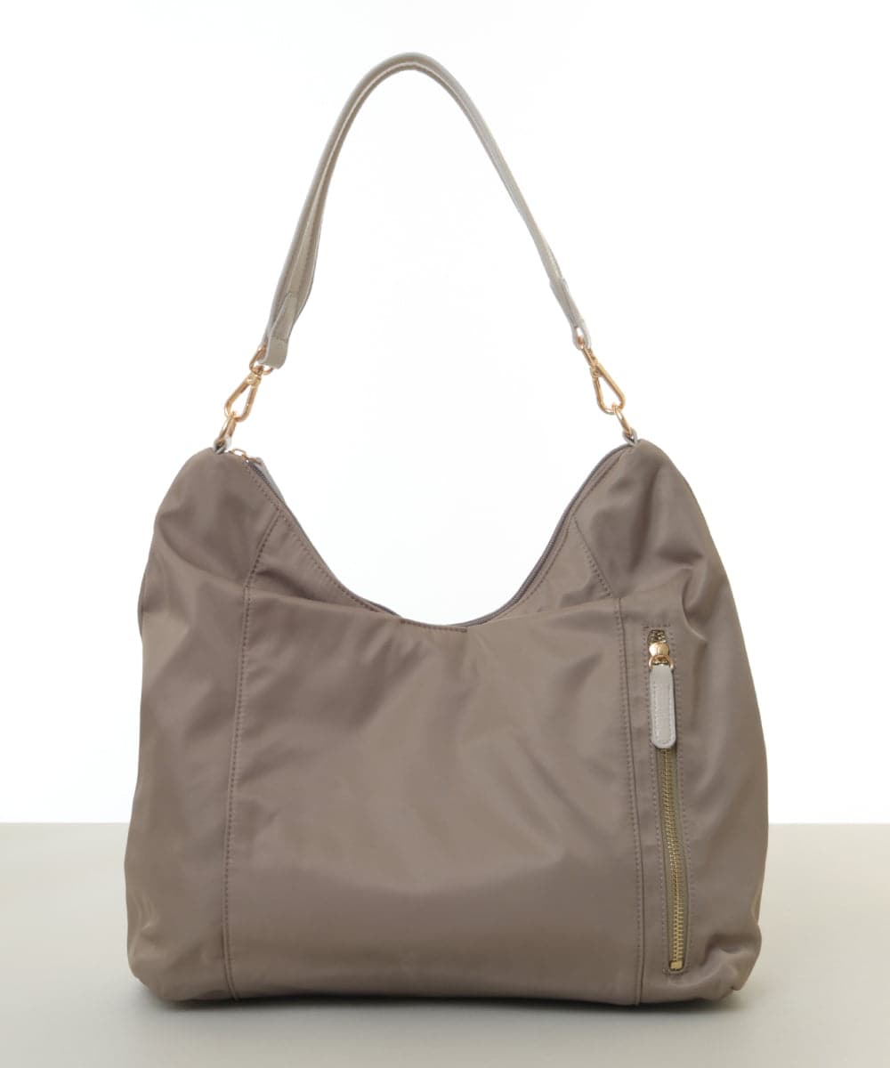 極美品 MILLELA ハンドバッグ 2WAY レザー シボ革 ブラウン 肩掛け
