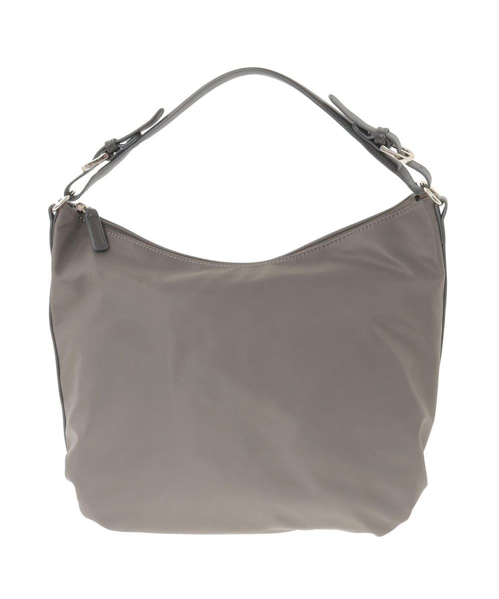 BPRLA91170 MK MICHEL KLEIN BAG(MK ミッシェルクラン バッグ) [2WAY/撥水]ナイロンレザーワンハンドルバッグ ライトグレー