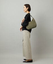 BPRLA91170 MK MICHEL KLEIN BAG(MK ミッシェルクラン バッグ) [2WAY/撥水]ナイロンレザーワンハンドルバッグ ライトグレー