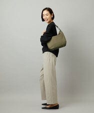 BPRLA91170 MK MICHEL KLEIN BAG(MK ミッシェルクラン バッグ) [2WAY/撥水]ナイロンレザーワンハンドルバッグ ライトグレー