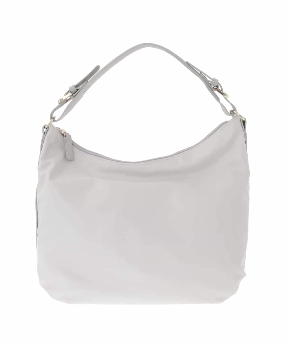 BPRLA91170 MK MICHEL KLEIN BAG(MK ミッシェルクラン バッグ) [2WAY/撥水]ナイロンレザーワンハンドルバッグ ライトグレー