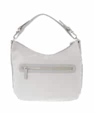 BPRLA91170 MK MICHEL KLEIN BAG(MK ミッシェルクラン バッグ) [2WAY/撥水]ナイロンレザーワンハンドルバッグ ライトグレー
